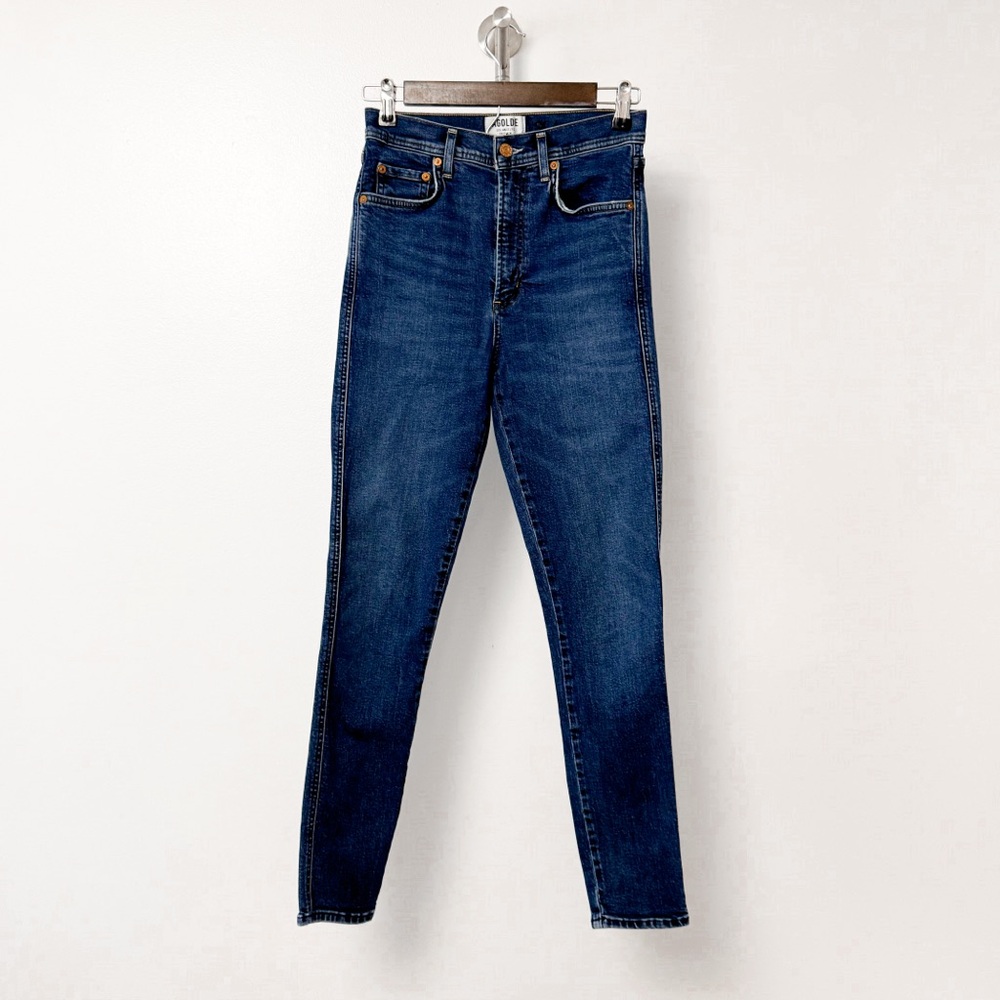 Agolde Roxanne Super High Rise‎ Skinny Blue Denim Jeans 26